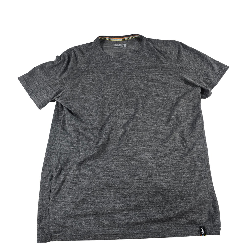 Smartwool Mens Merino Sport 150 Tee Gray Short Sleeve Active Shirt Large 15287